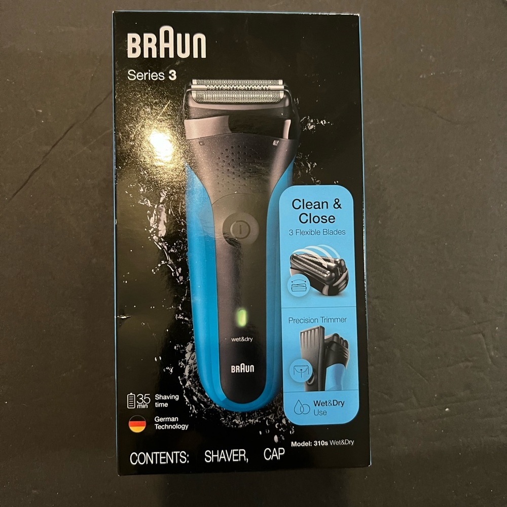 New Braun series 3 Model 310S Wet & Dry Shaver